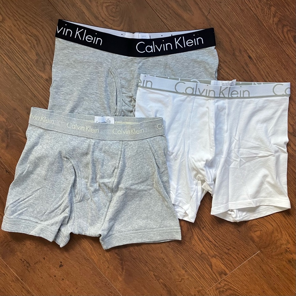 Calvin Klein Boxer Briefs - 3 pairs